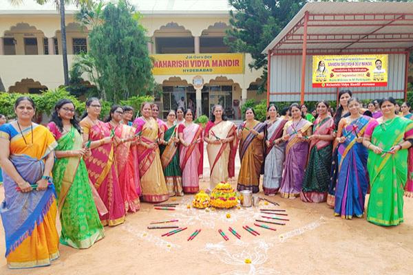 Sahasra Sheersha Devi Mandal  Foundation Day celebrated at MVM Hyderabad.